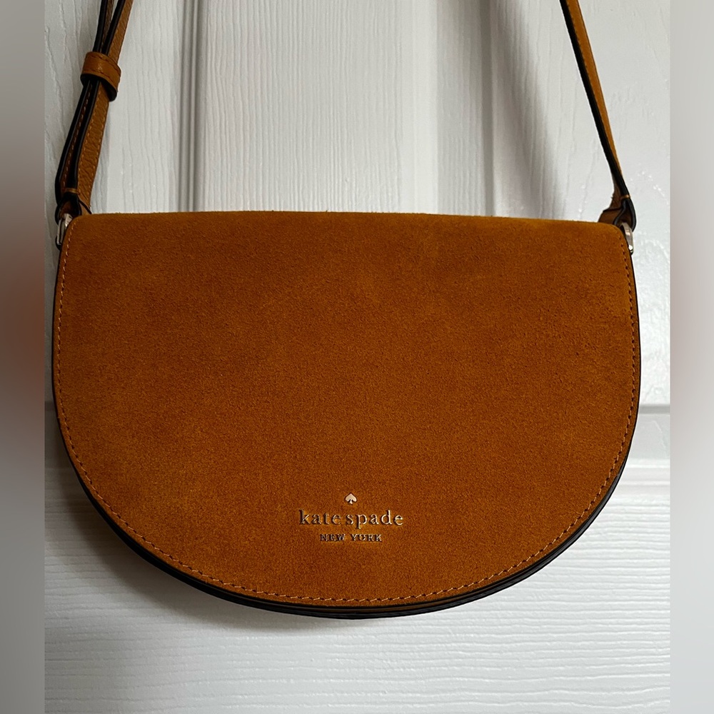 NWOT Kate Spade ‘Luna’ Mustard Crossbody Bag